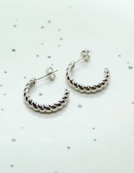 Aros de Plata de Nudo 17mm 2