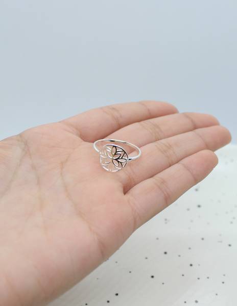 Anillo de Plata con Mandala 2