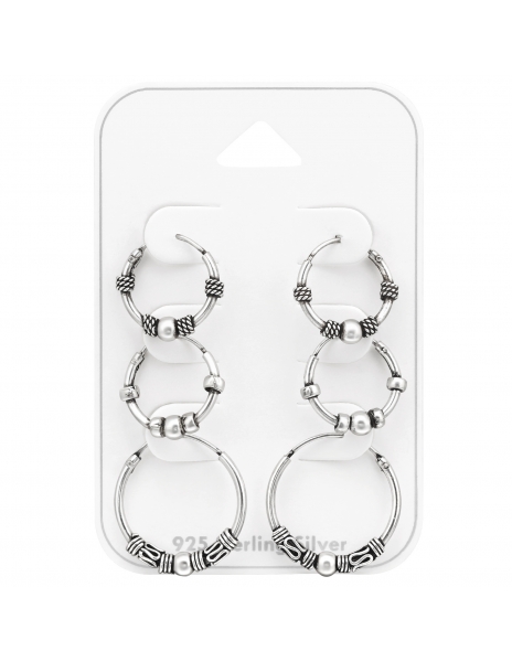 Conjunto de argollas bali...