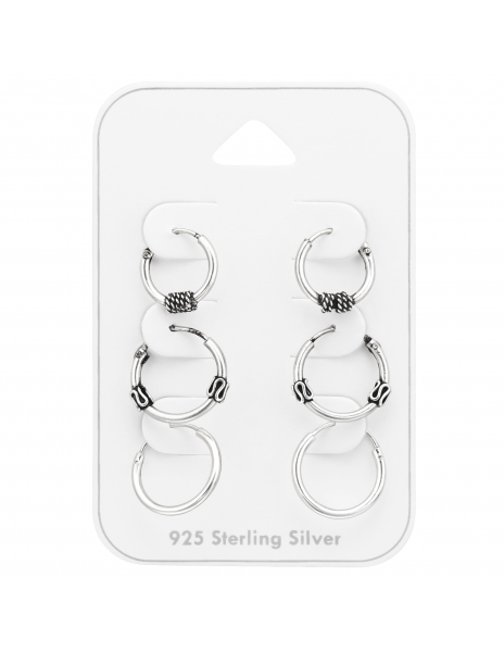 Conjunto de argollas bali...