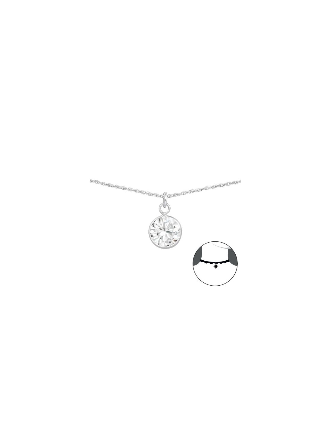 Collar de Plata 925 Modelo  34700