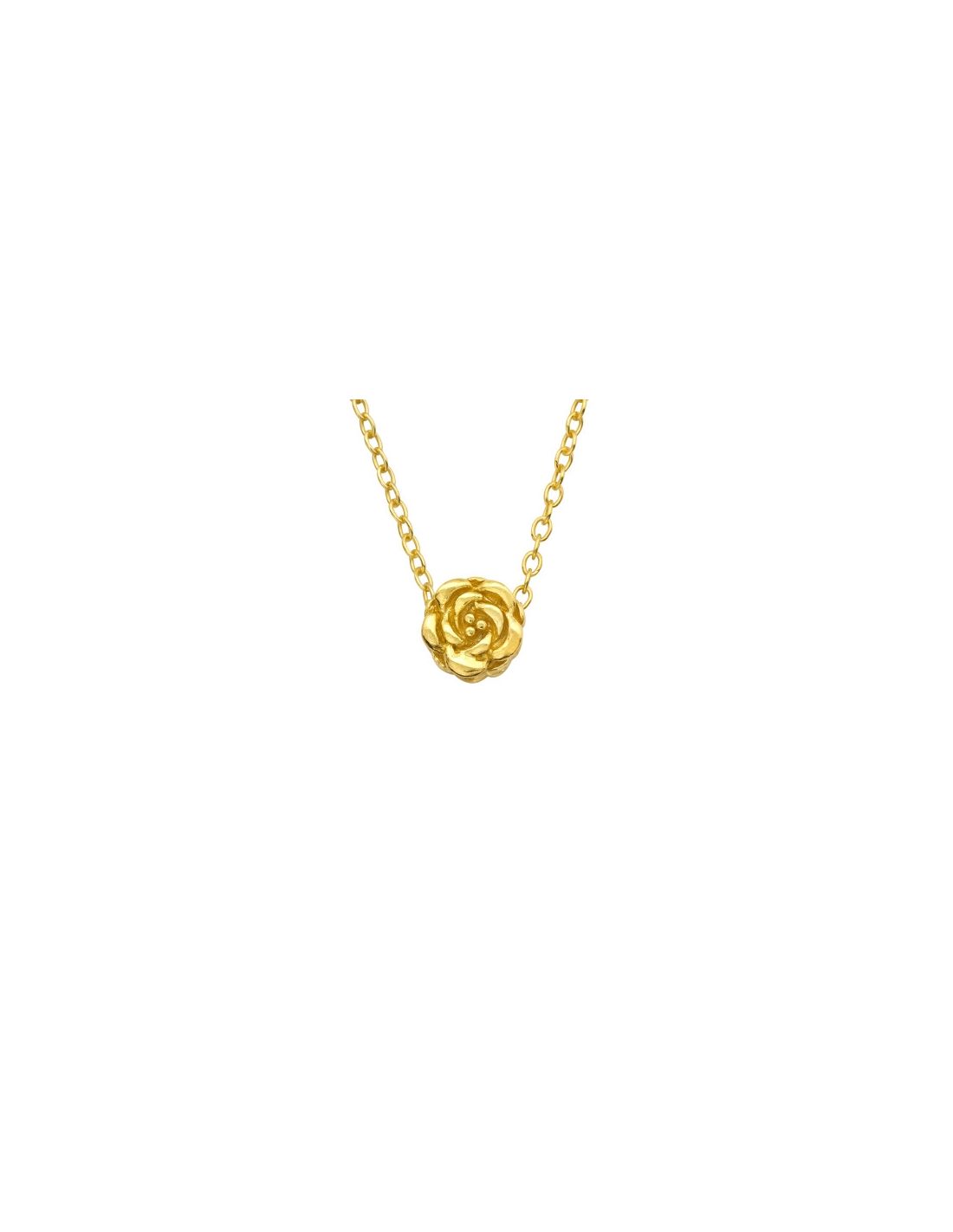 Collar de Plata 925 Bañado en oro 24K...