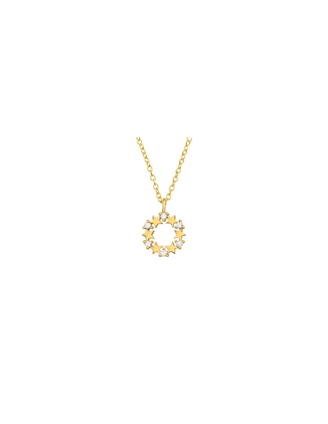 Collar de Plata 925 Bañado en oro 24K...