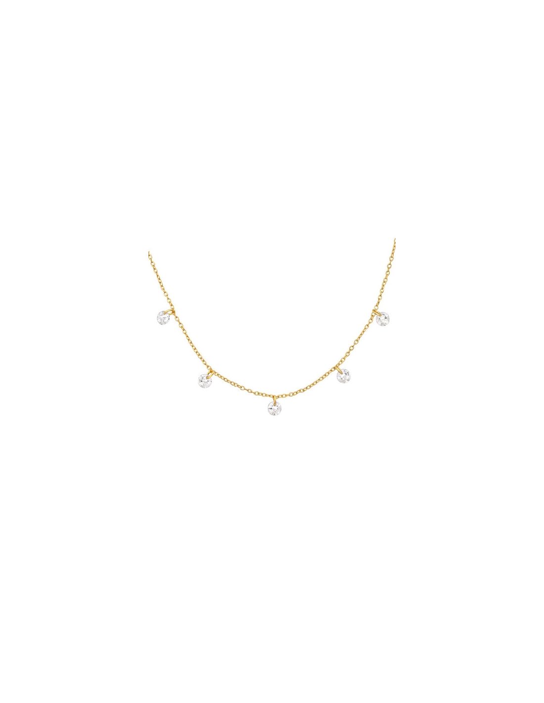 Collar de Plata 925 Bañado en oro 24K...