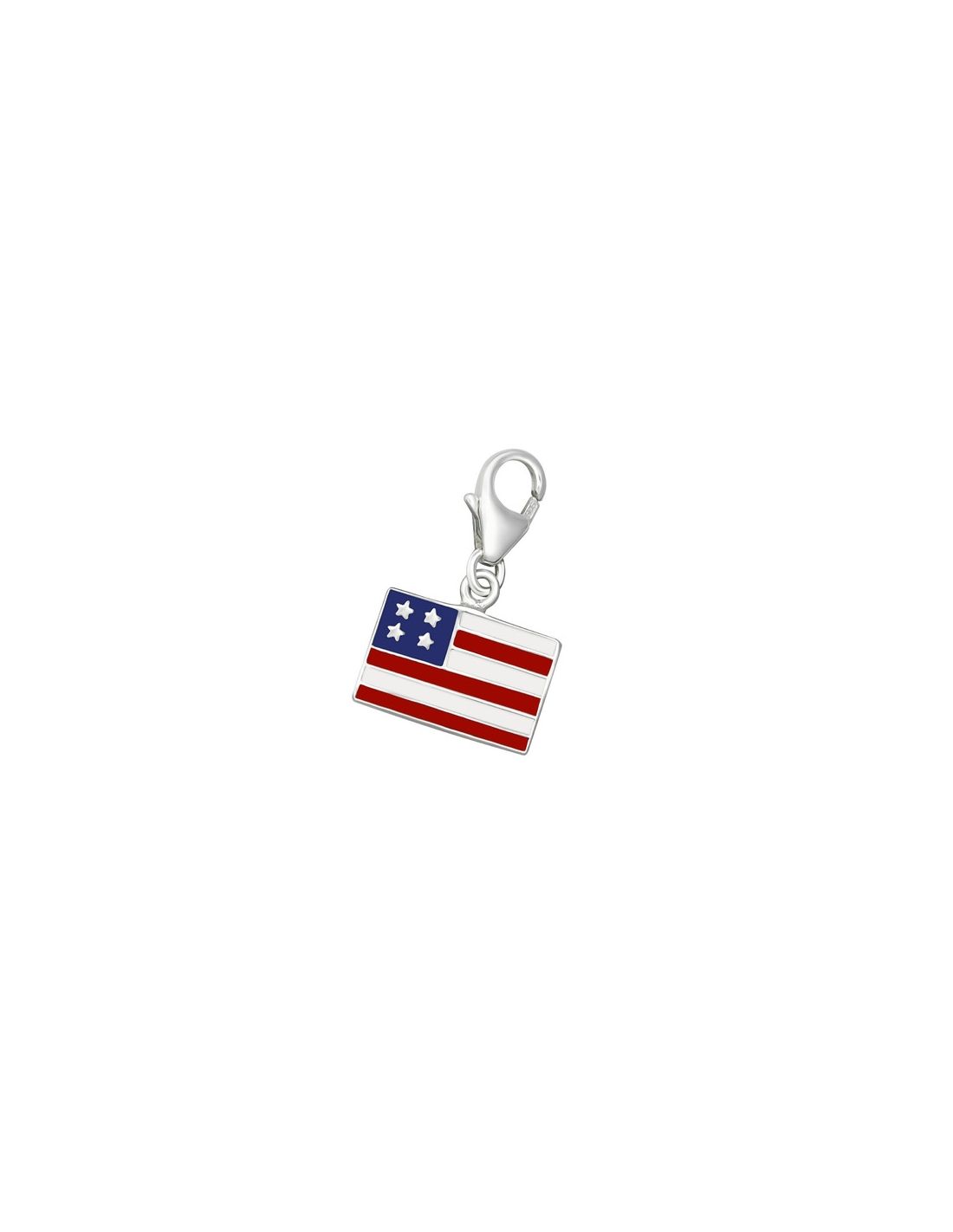 Charms de Plata 925 Usa Flag 10200