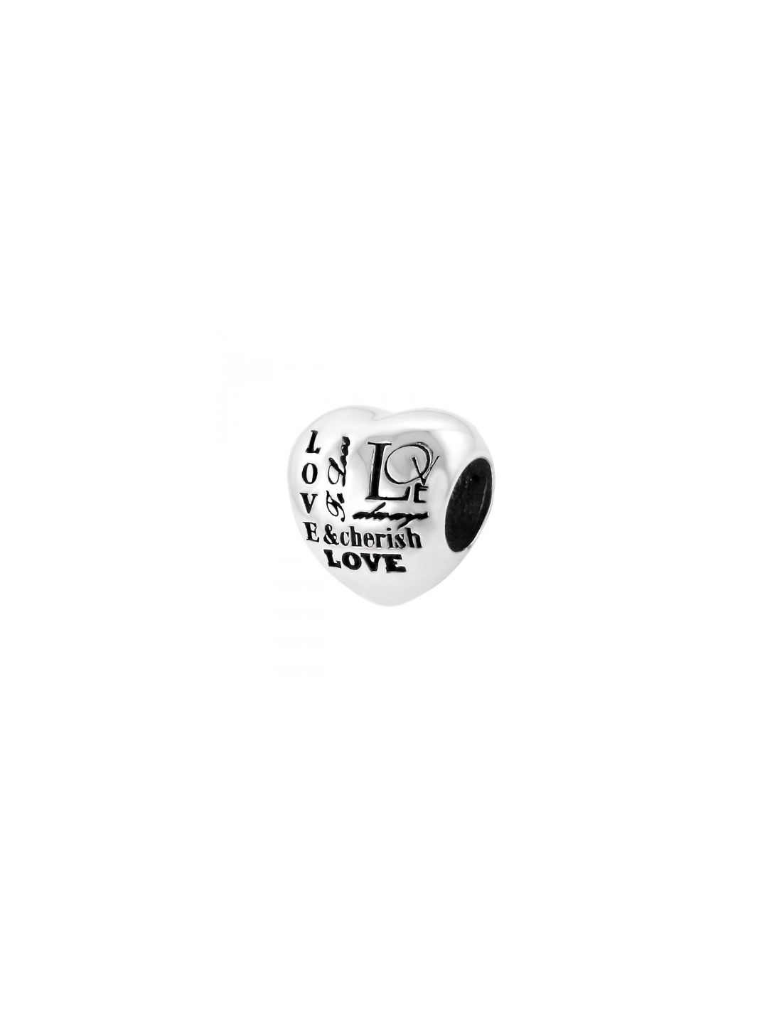 Charms de Plata 925 Heart Love 12933