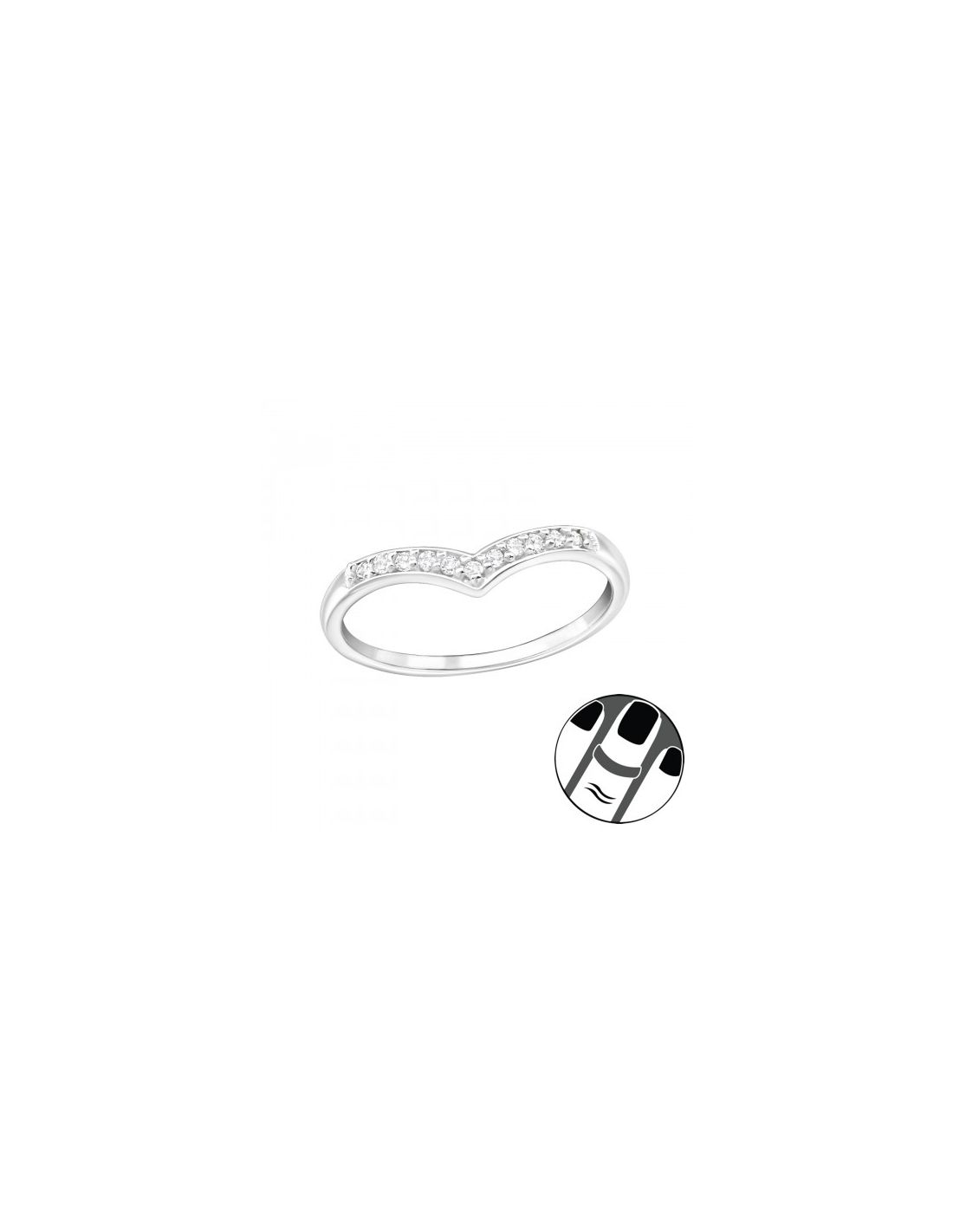 Anillos de Plata 925 MIDI  Heart 19924