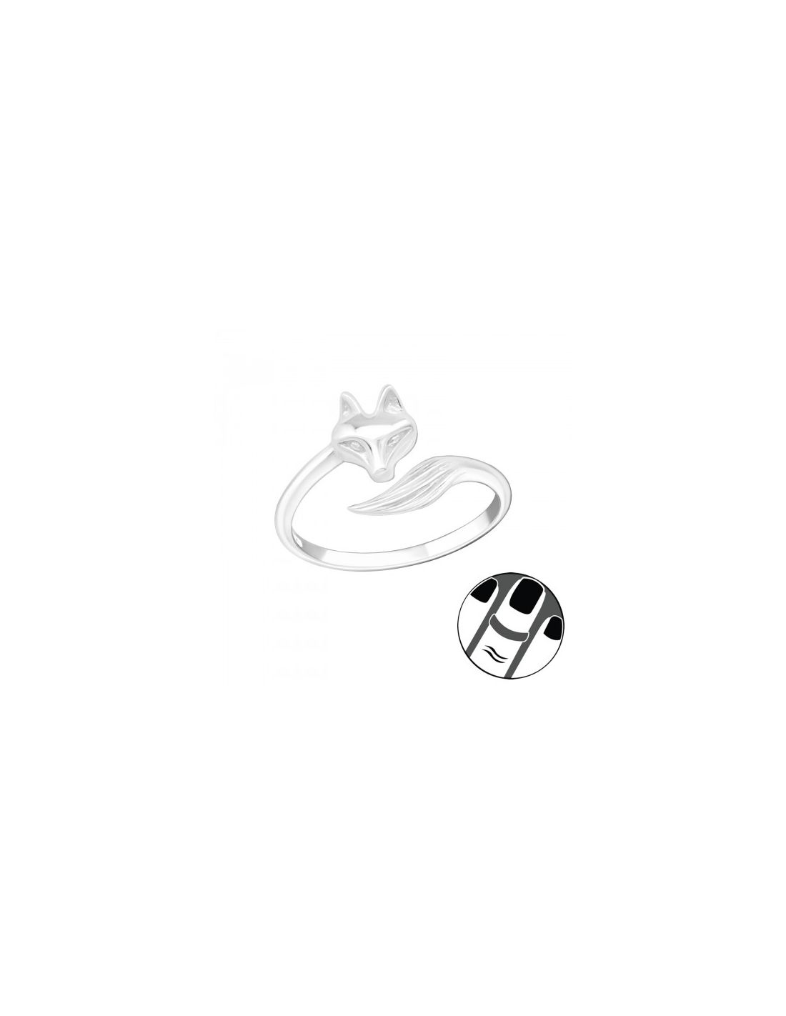 Anillos de Plata 925 MIDI  Fox 20988