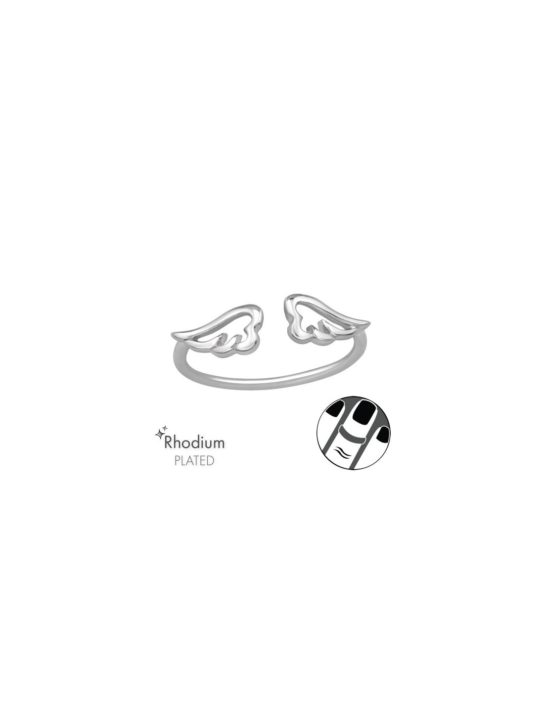 Anillos de Plata 925 MIDI  Wings 47493
