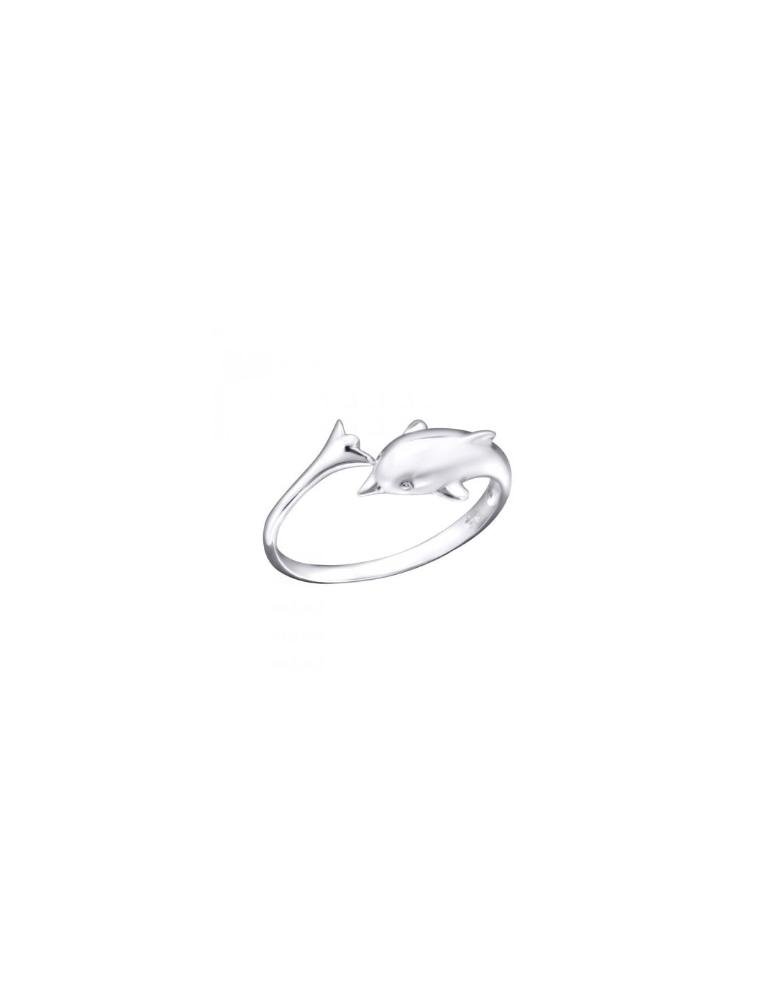 Anillo de Plata 925 Ajustable Dolphin...
