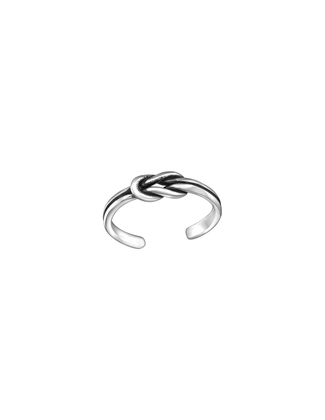 Anillo de Plata 925 Ajustable Knot 29394