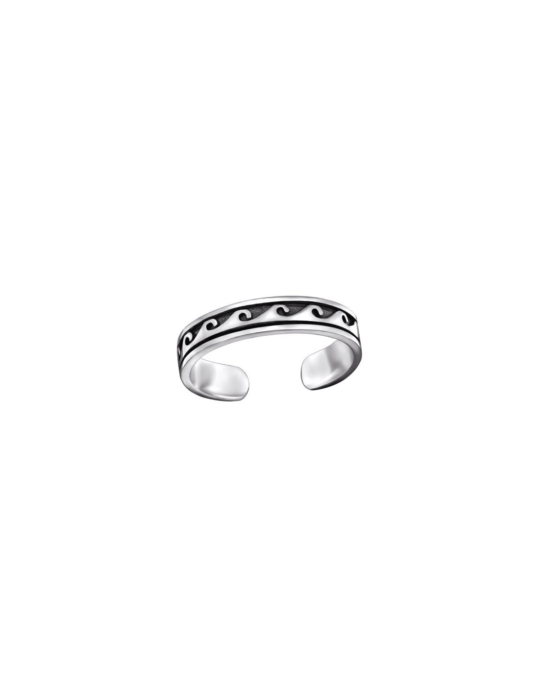 Anillo de Plata 925 Ajustable Wave 29399
