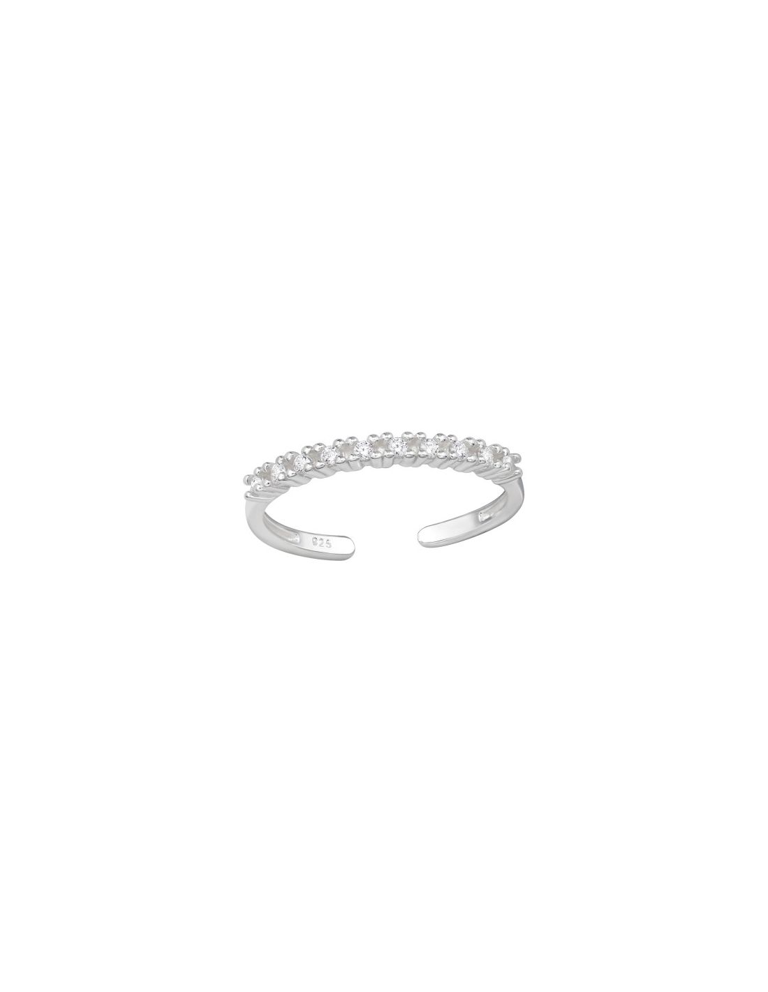 Anillo de Plata 925 Ajustable Basic...