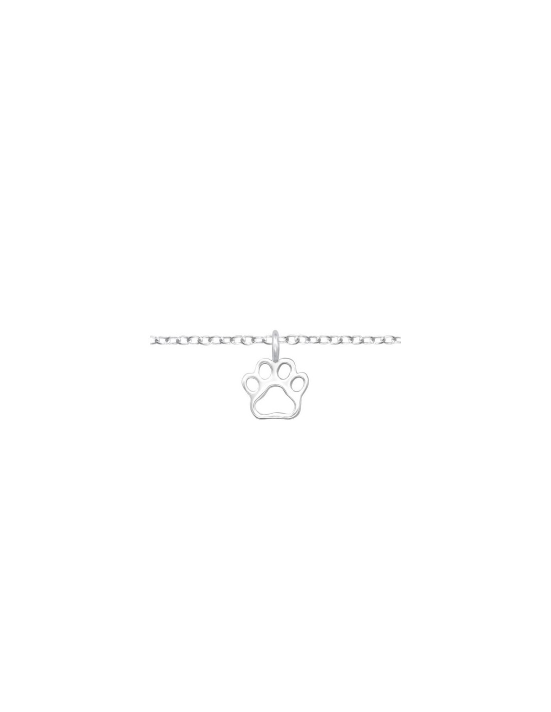 Pulsera de plata 925 de Paw Print