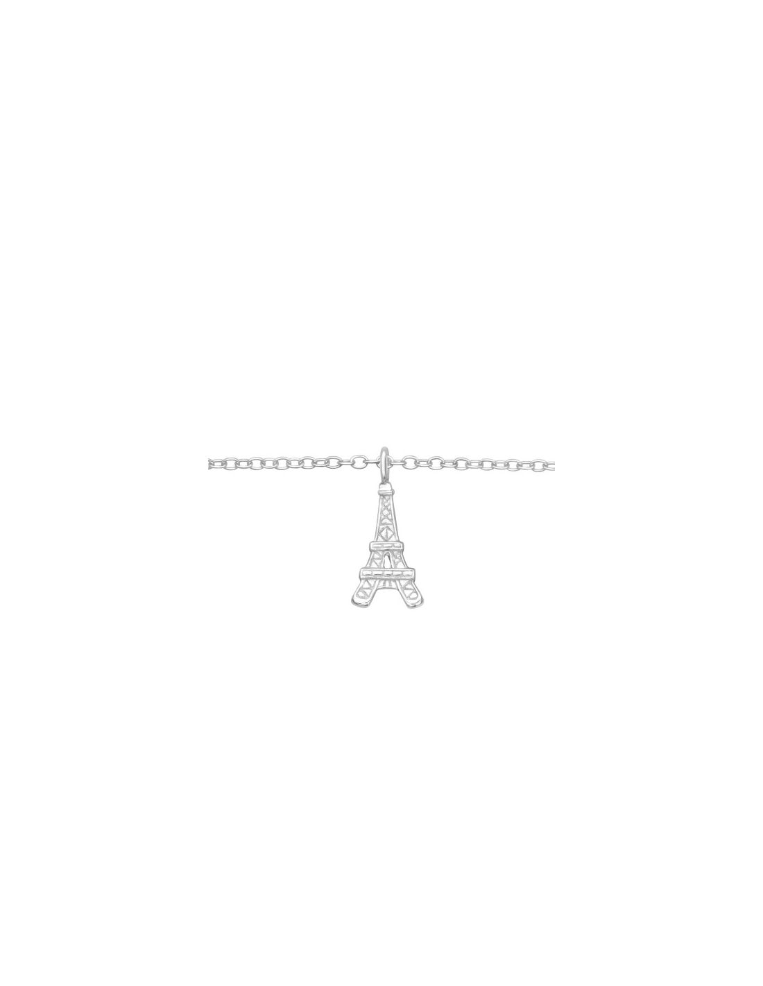 Pulsera de plata 925 de Eiffel Tower