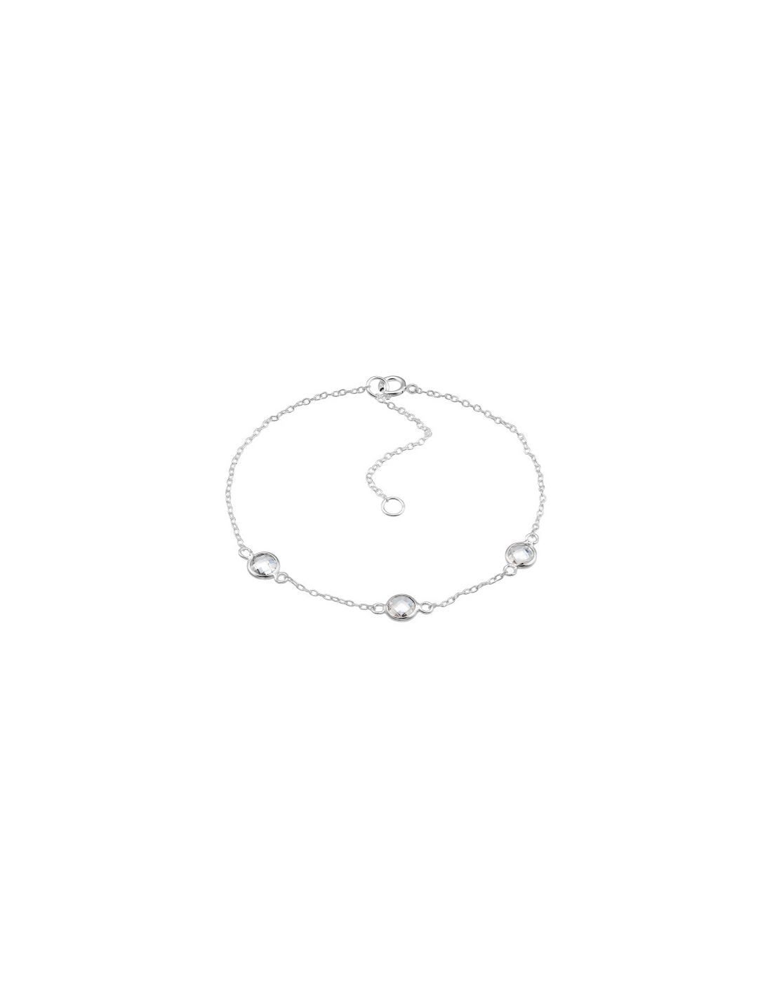 Pulsera de plata 925 de Round 5Mm