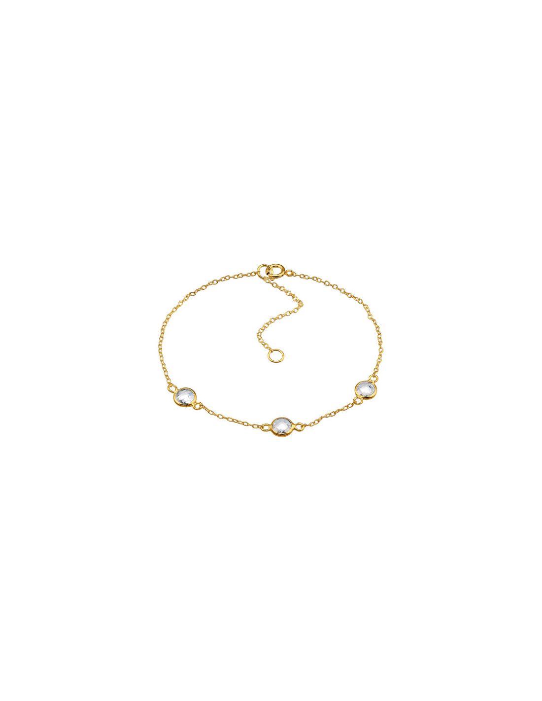 Pulsera de plata 925 de Round 5Mm
