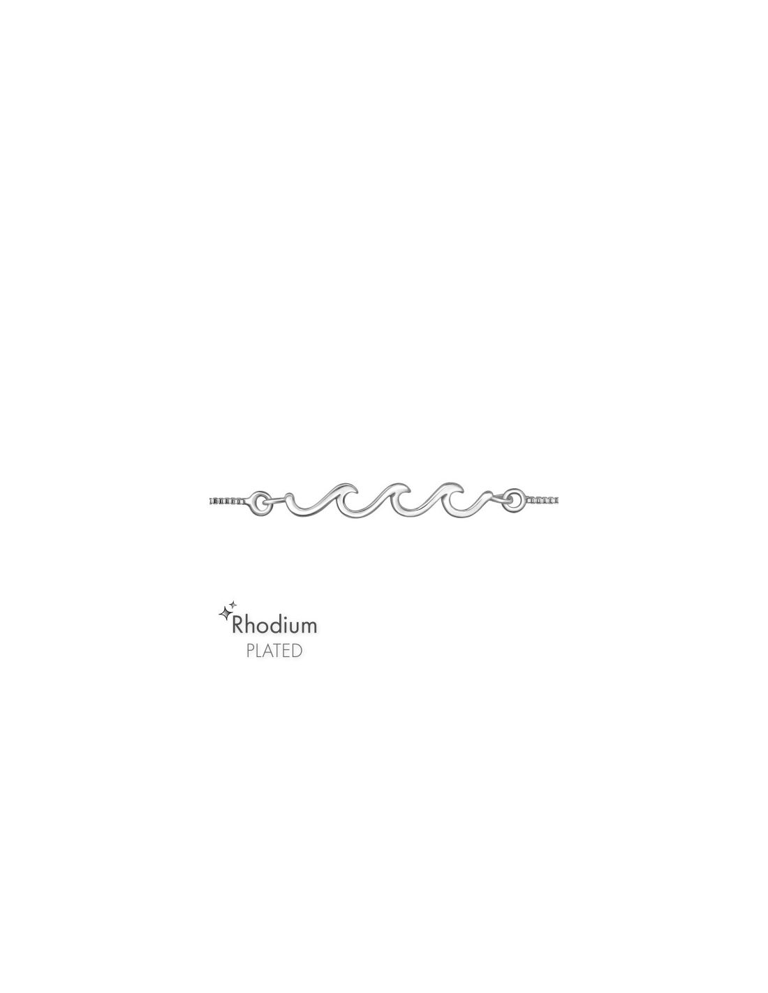 Pulsera de plata 925 de Wave Bolo