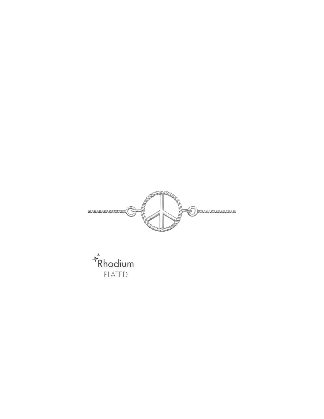 Pulsera de plata 925 de Peace Bolo