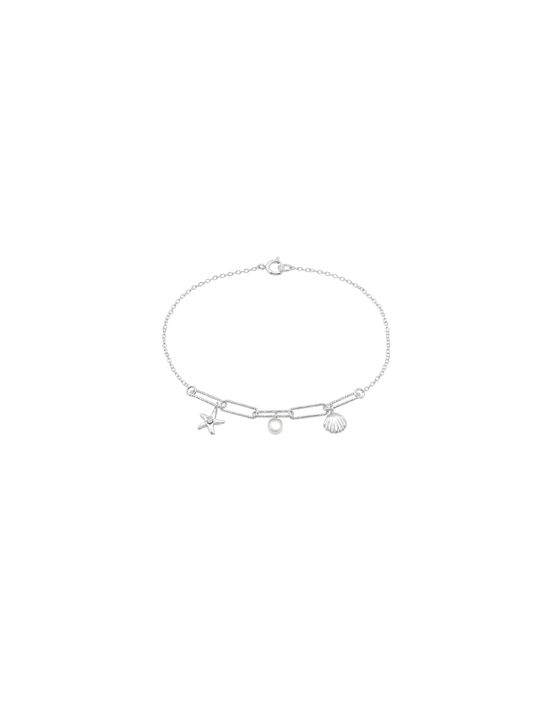 Pulsera de plata 925 de Shell And...