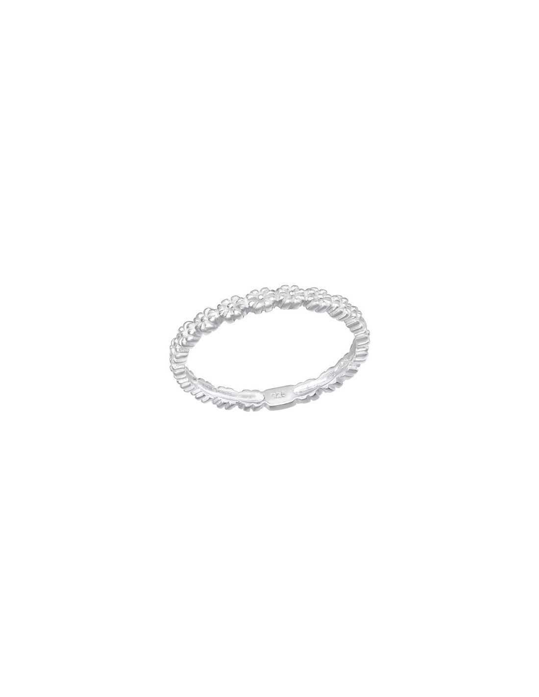 Anillo de plata 925 Linked Flowers...