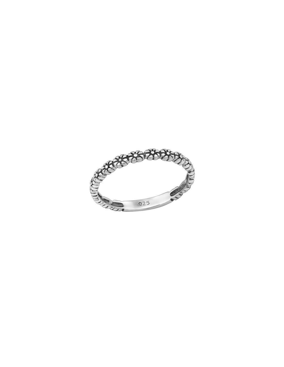 Anillo de plata 925 Linked Flowers...