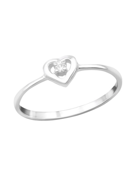 Anillo de plata 925 Heart...
