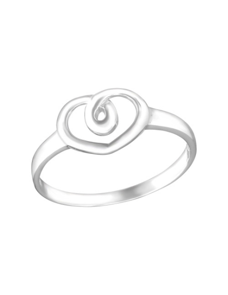 Anillo de plata 925 Heart...