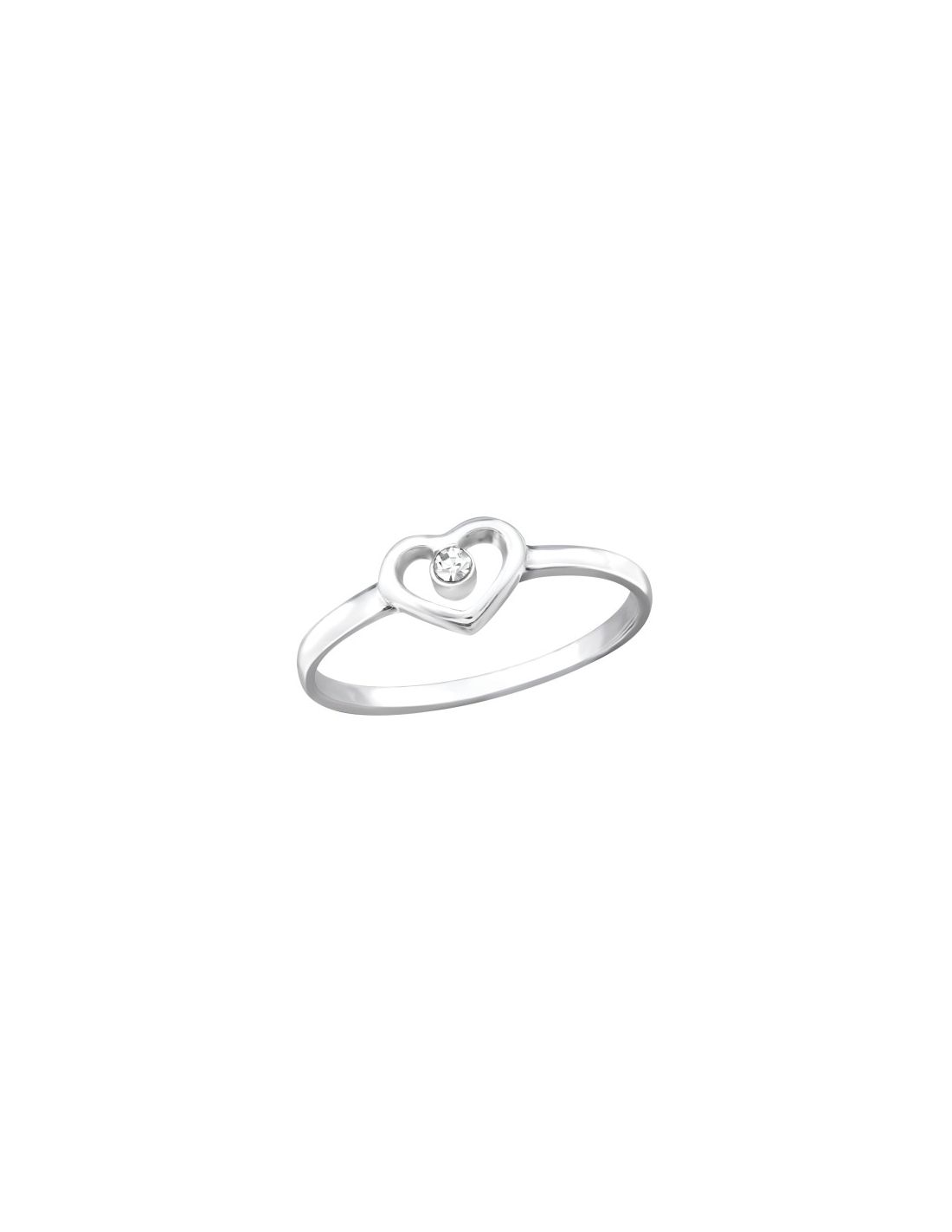 Anillo de plata 925 Heart Talla  8
