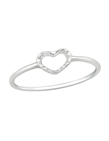 Anillo de plata 925 Heart...