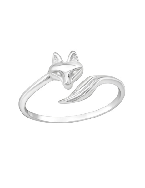 Anillo de plata 925 Fox...