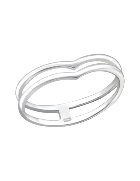 Anillo de plata 925 Heart...