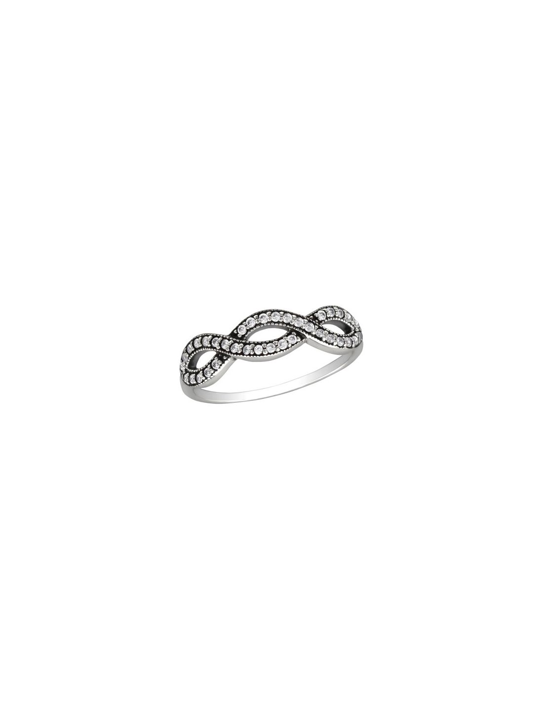 Anillo de plata 925 Intertwining...