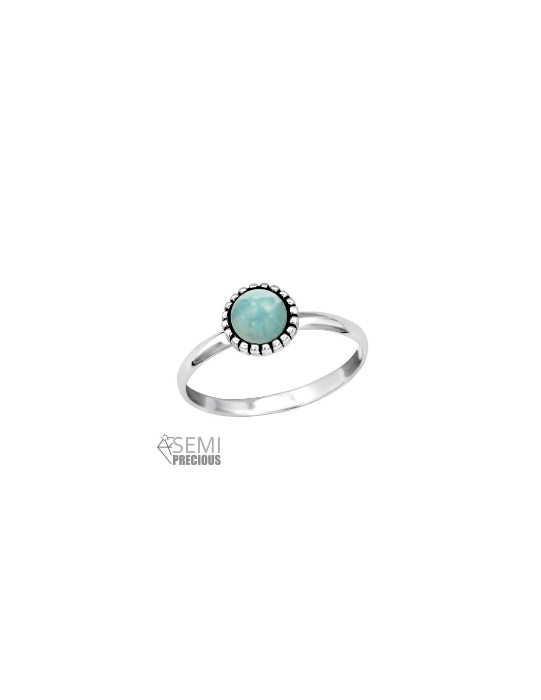 Anillo de plata 925 Round Talla  8