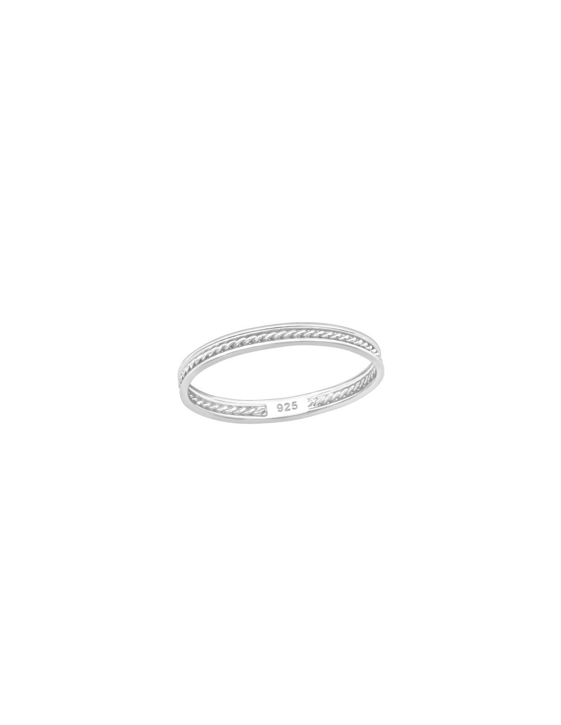Anillo de plata 925 Rope Talla  5