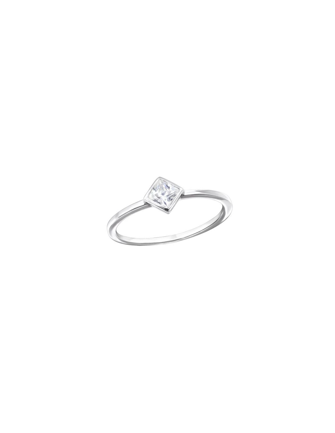 Anillo de plata 925 Square Talla  7