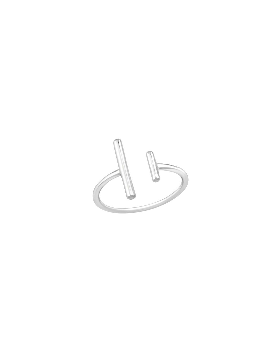 Anillo de plata 925 Double Bar Talla  5