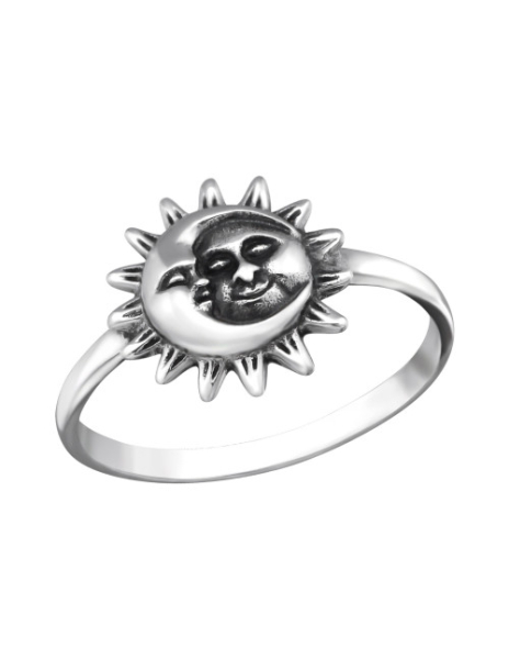 Anillo de plata 925 Sun And...