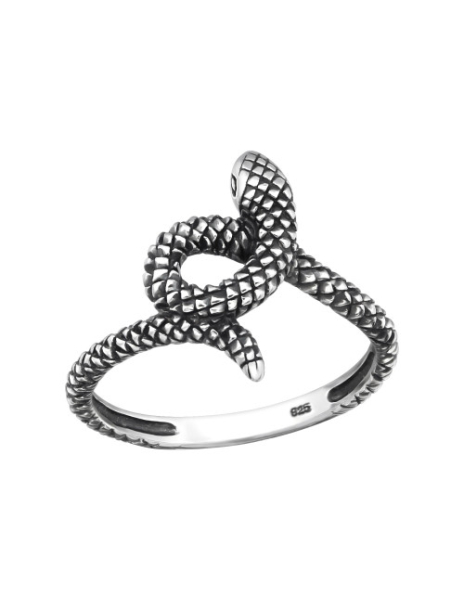Anillo de plata 925 Snake...