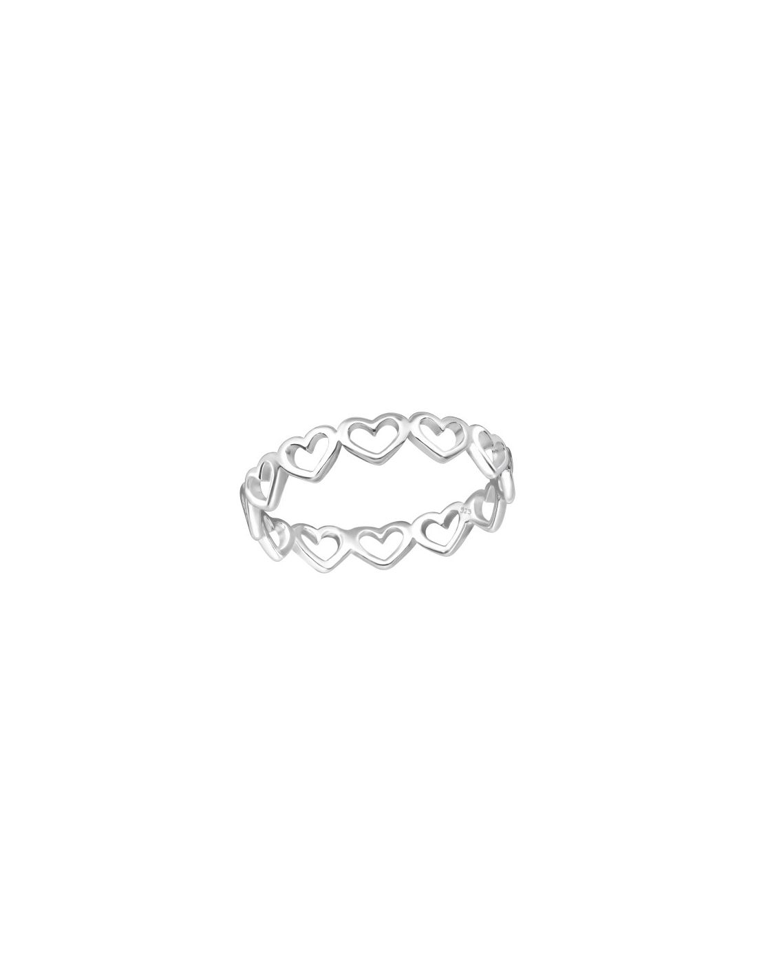 Anillo de plata 925 Heart Talla  7
