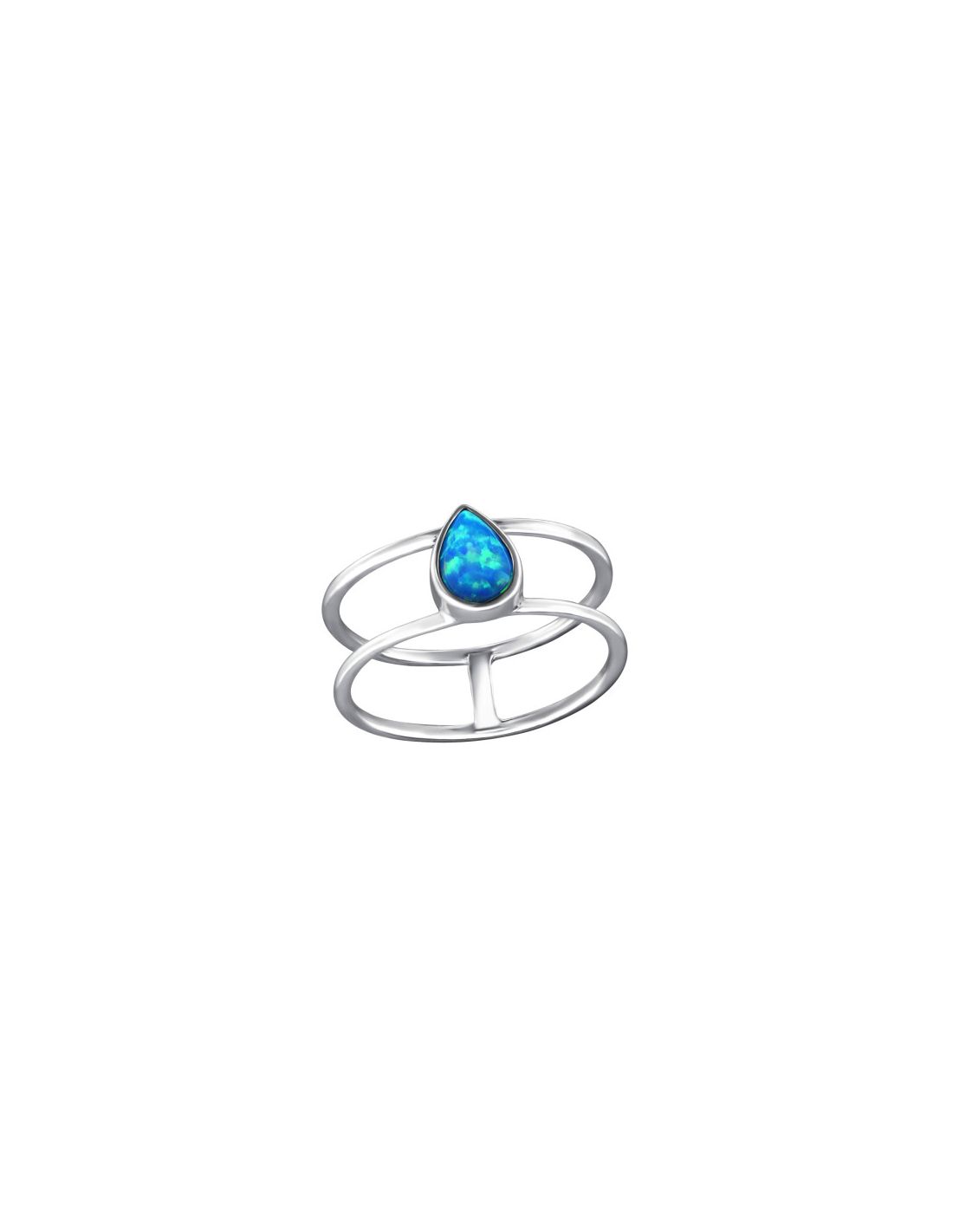 Anillo de plata 925 Pear Talla  9