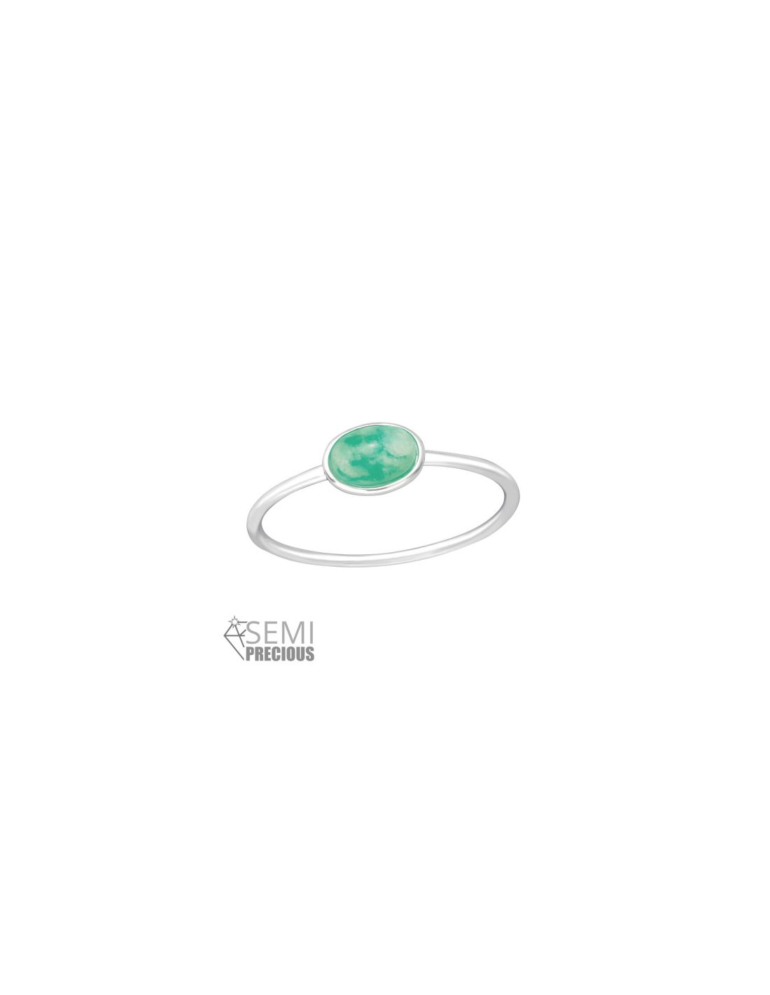 Anillo de plata 925 Oval Talla  7