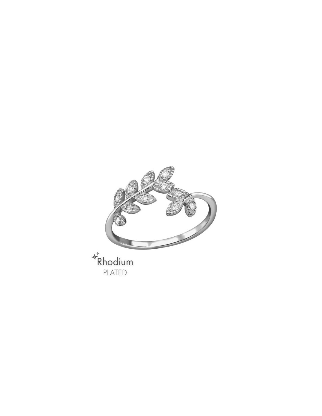 Anillo de plata 925 Branch Talla  8