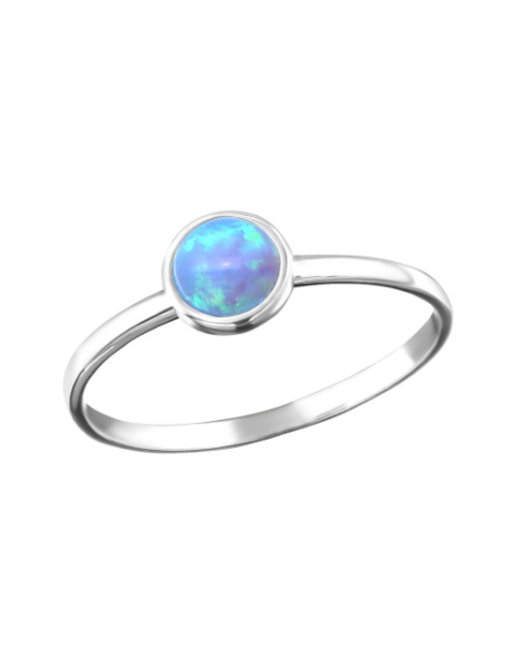 Anillo de plata 925 Round...