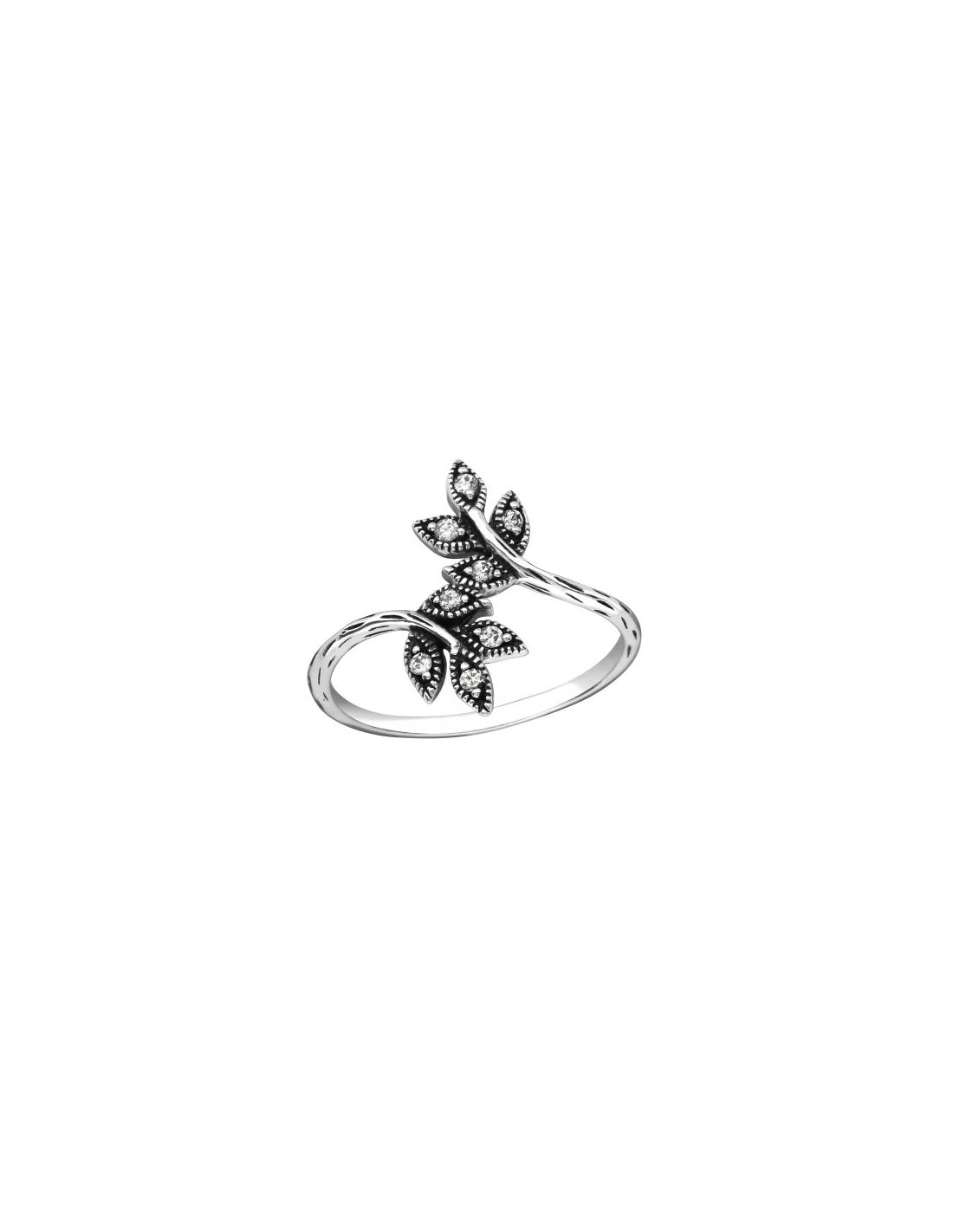 Anillo de plata 925 Leaf Talla  7.5