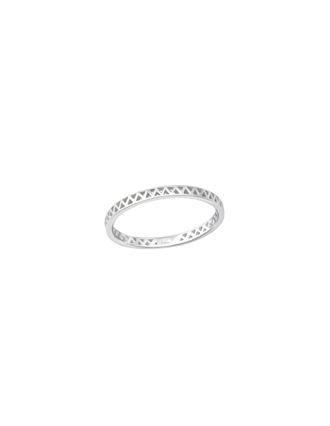Anillo de plata 925 Zig Zag Talla  6