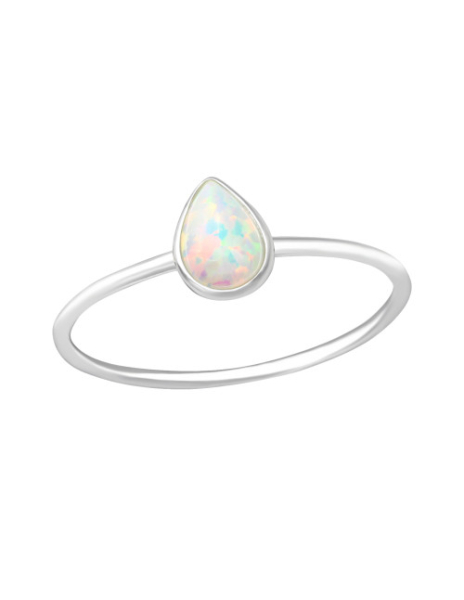 Anillo de plata 925 Pear...