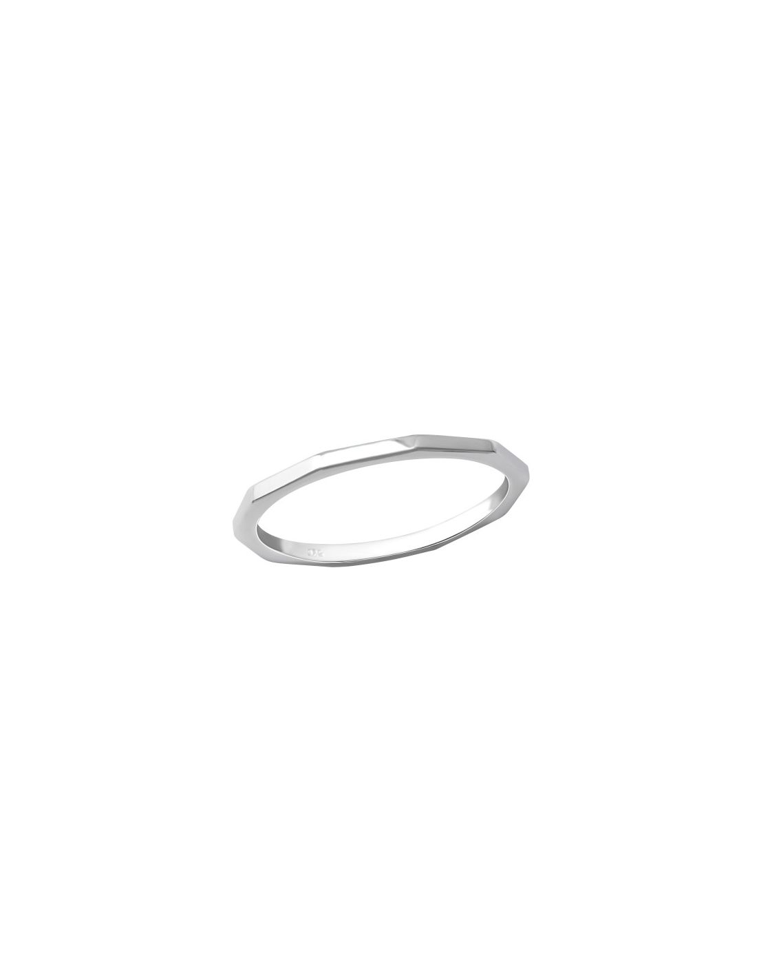 Anillo de plata 925 Faceted Talla  8
