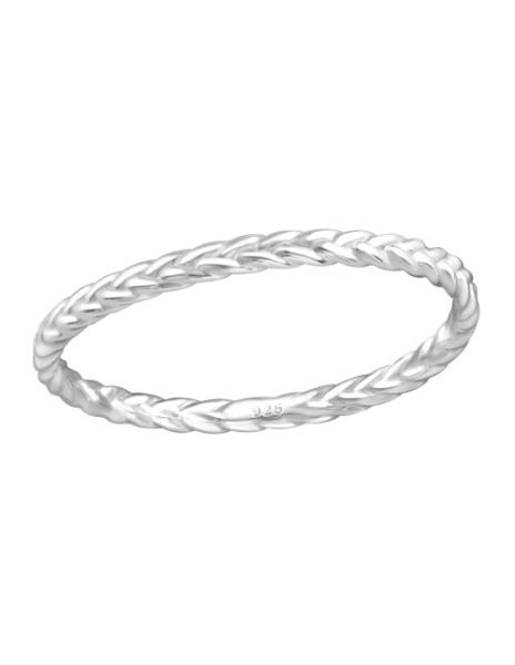 Anillo de plata 925 Braid...