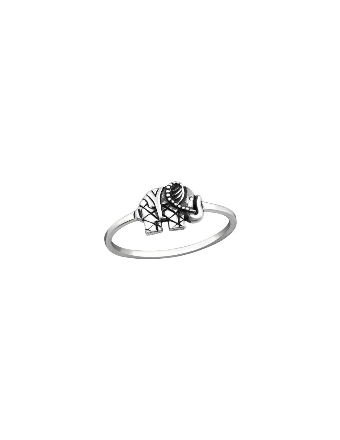 Anillo de plata 925 Elephant Talla  6